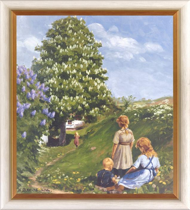 Hans Andersen Brendekilde Spielende Kinder